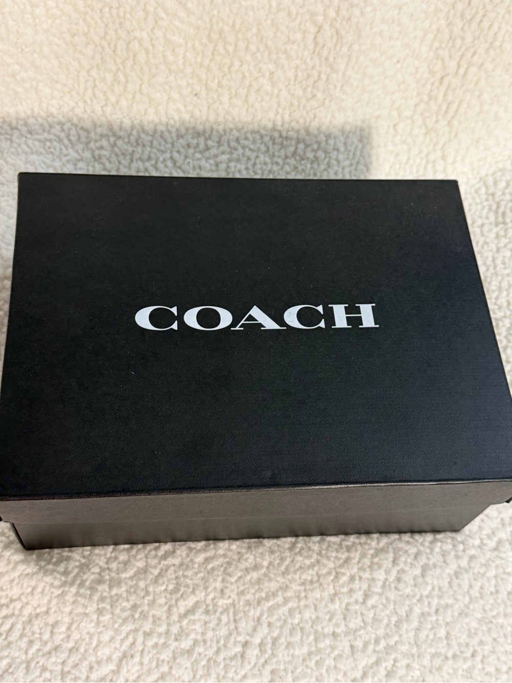 Coach Black Monogrammed Wedge Heels - Picture 2 of 7